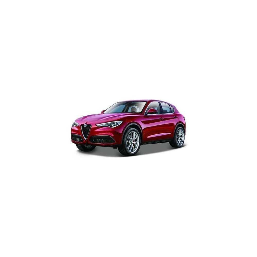 Bburago - 1/24 Alfa Romeo Stelvio Diecast Toy Car - Red